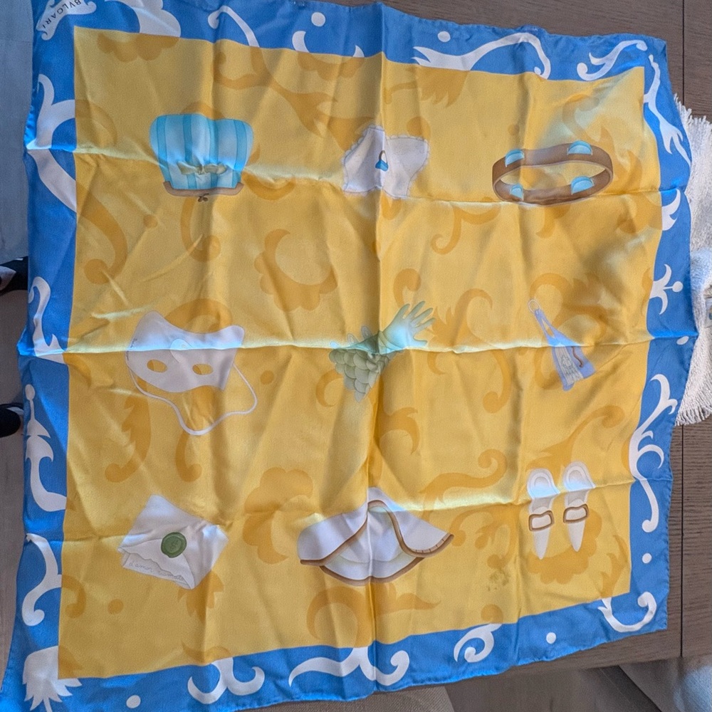 Bulgari silk Scarf Davida Pizzigoni design 34